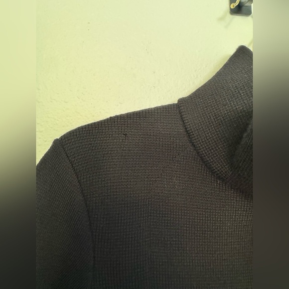 Prada Sport Womens Half Zip Wool Black Red Size 38 XS SEE PHOTOS - Picture 10 of 10